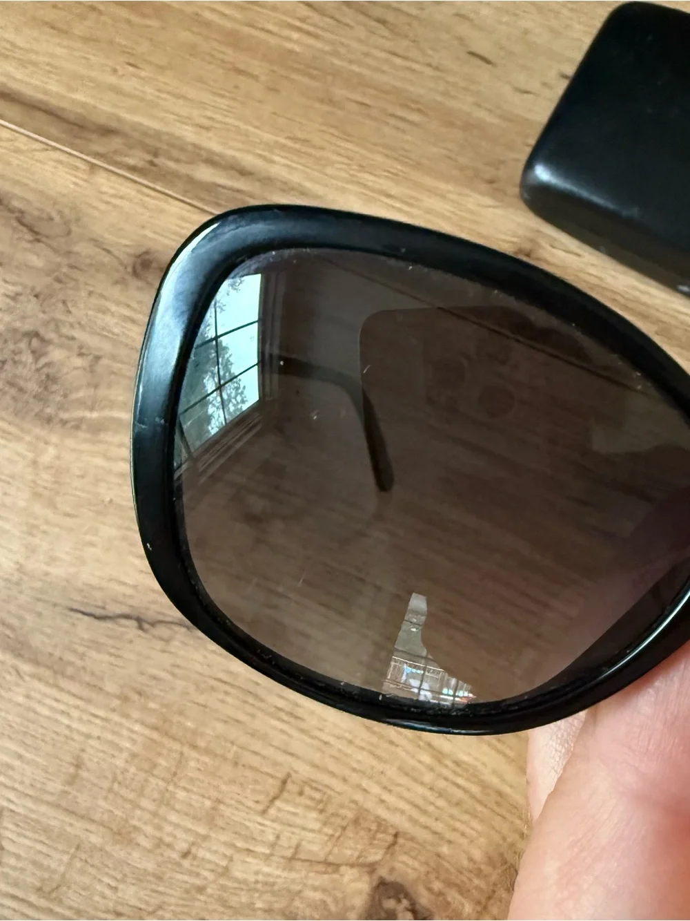 VERSACE 4303 GB1/T3 58mm Black Gold Butterfly Sunglasses Italy Women’s Designer